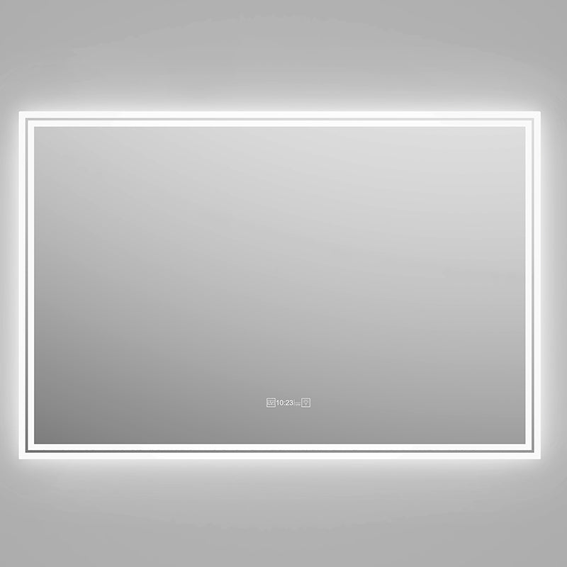 Rectangle Anti-fog Acrylic Led Lighted Mirror