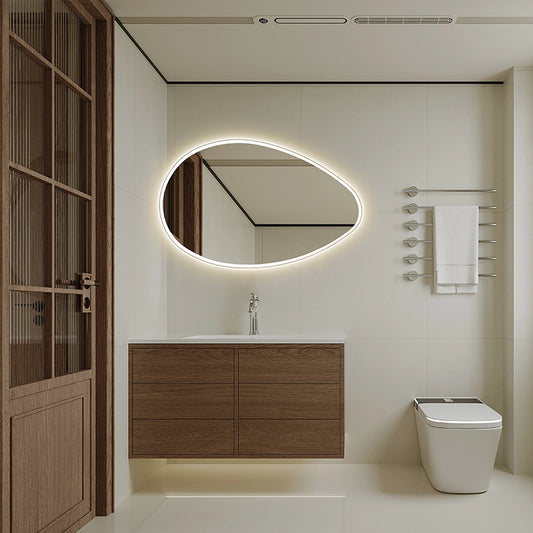 Irregular Shape  LED Bathroom Mirror