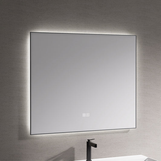 Led Smart Lighted Mirror with Aluminum Frame