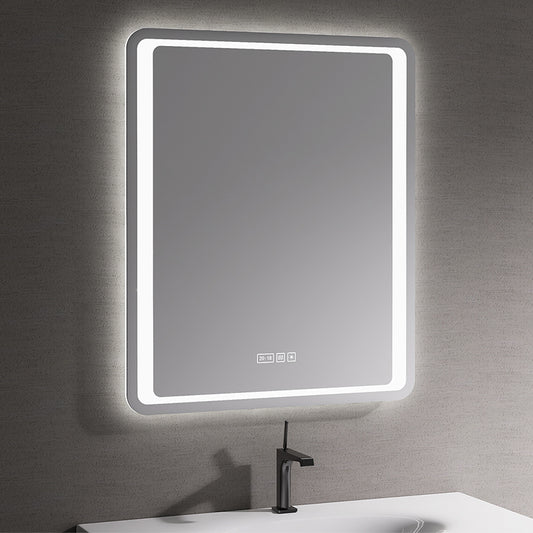 Frameless Led Lighted Mirror with Defog Function