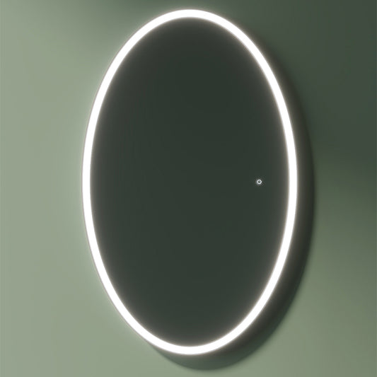 Oval Wall Mounted Led Full Length Mirror